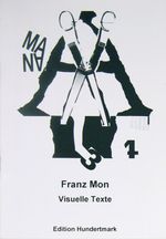 Edition Hundertmark, Franz Mon, Booklet no 40